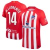 Maillot de Supporter Atlético Madrid M. Llorente 14 Domicile 2023-24 Pour Homme